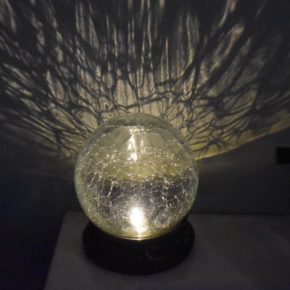 Light Up Crystal Ball Decor Halloween Decor New